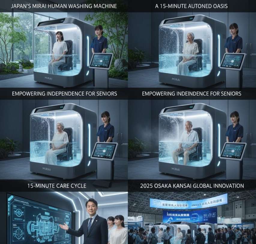 Japan's Revolutionary 'Human Washing Machine'