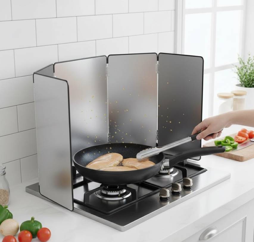 Kitchen Oil Splatter Guard