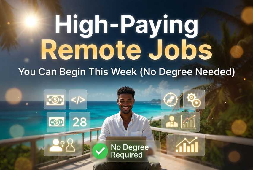 Top High-Paying Remote Jobs You Can Start Today Without a Degree