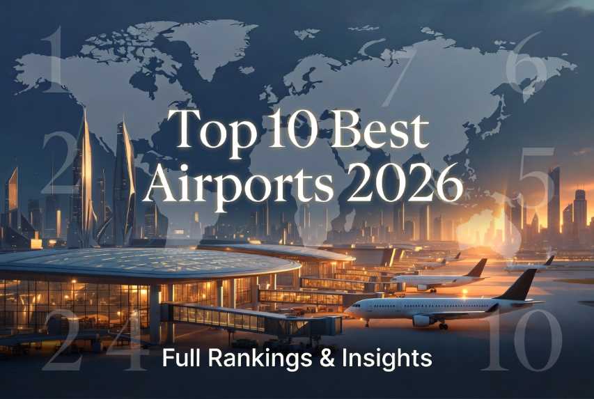 أفضل 10 مطارات في العالم لعام 2026 - التصنيفات الكاملة والتحليلات