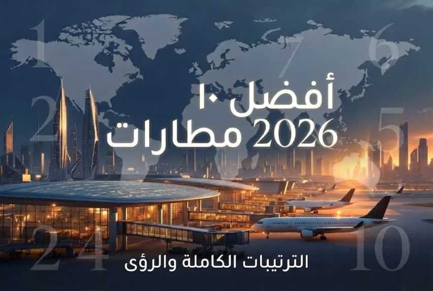 أفضل 10 مطارات في العالم لعام 2026 - التصنيفات الكاملة والتحليلات