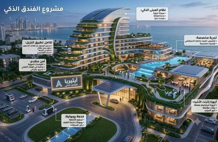 مشروع الفندق الذكي