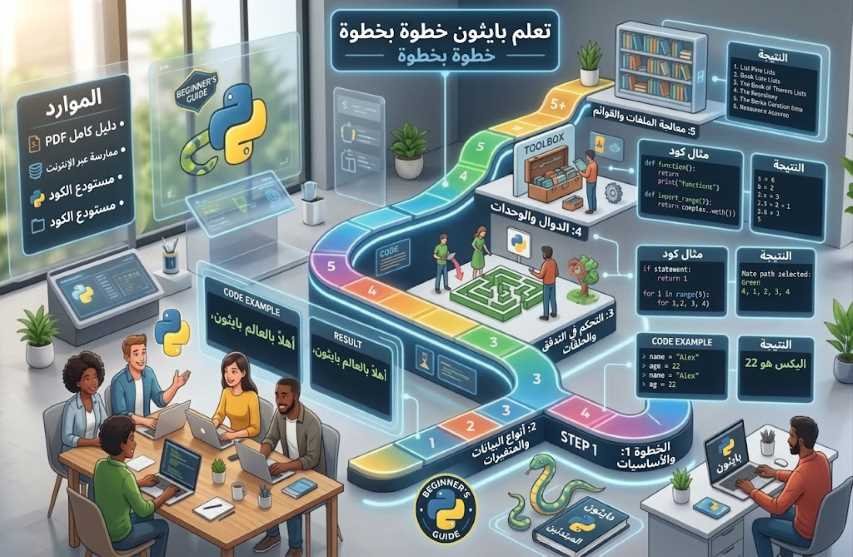 تعلم لغة بايثون خطوة بخطوة