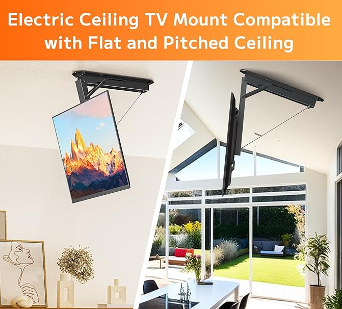 Electric Ceiling TV Mount
