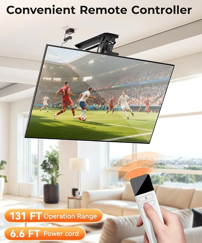 OffiGo Electric Ceiling TV Mount