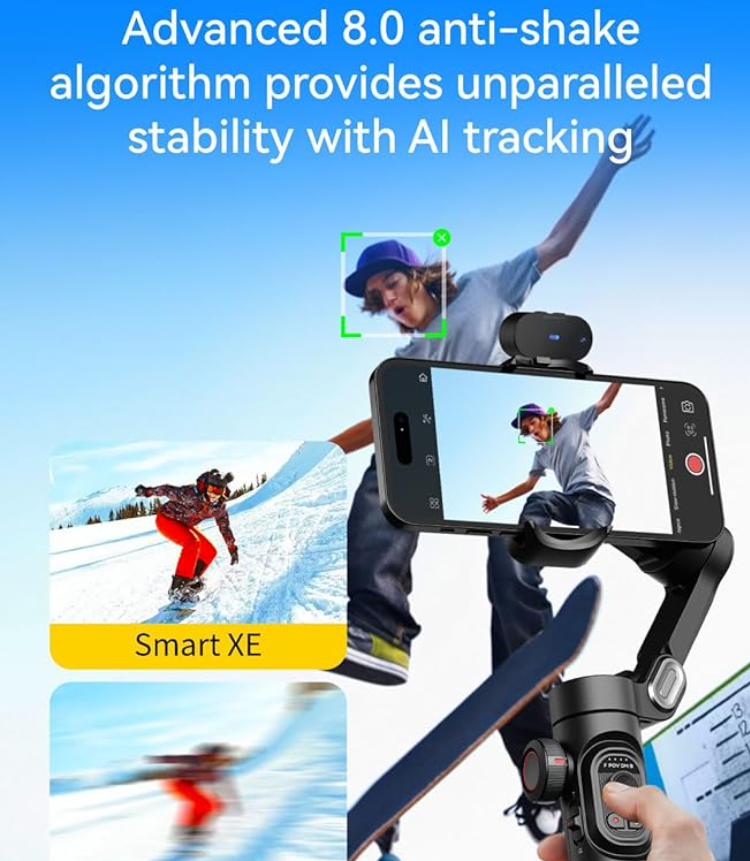 Smartphone with AI Tracking Sensor