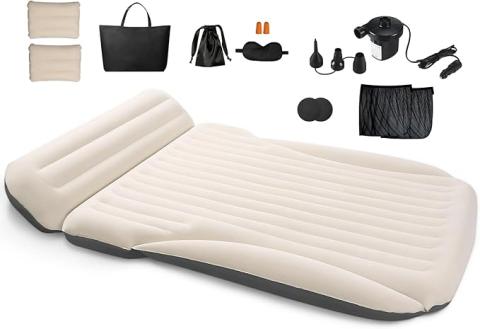 Car Bed with The Most Complete Sleeping Accessories