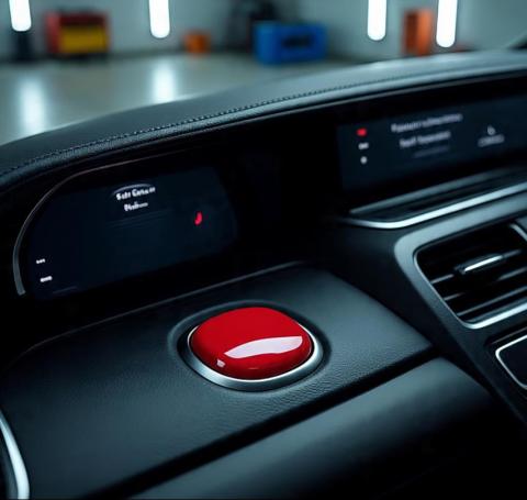 Car Start Button Cover
