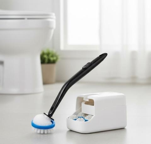 فرشاة المرحاض القابلة للتخلص منها