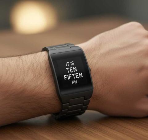 LED Word Digital Watch