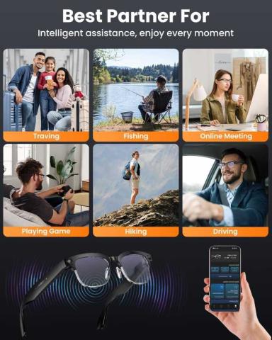 مينغ تاون نظارات ذكية بالذكاء الاصطناعي