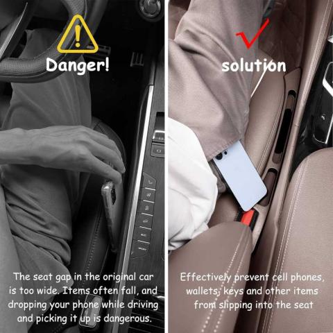 منظم لملء الفراغات بين مقاعد السيارة