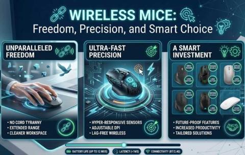 Wireless Mice: Freedom, Precision, and Smart Choice