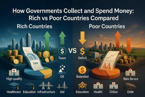 How Governments Collect and Spend Money: Rich vs Poor Countries Compared