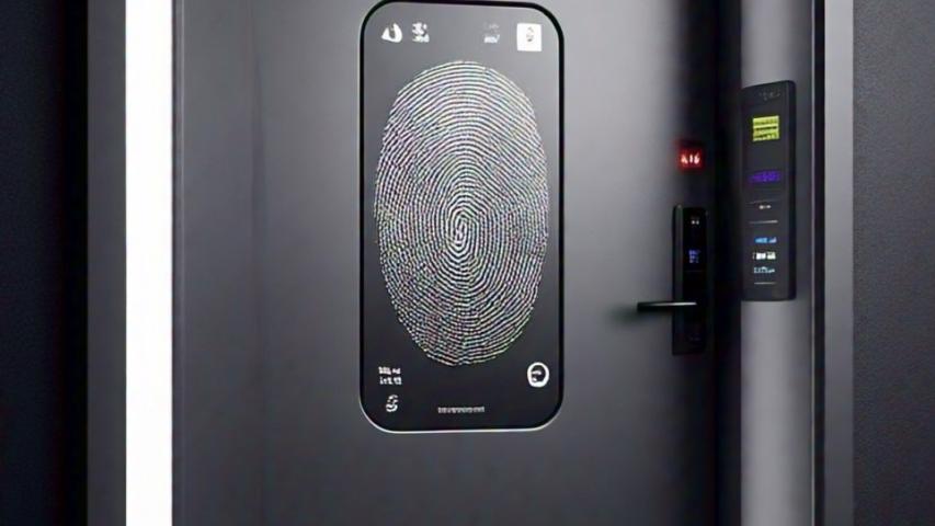 Fingerprint Door with Touch Screen