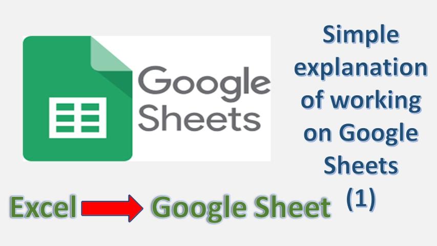 Google Sheets Part 1