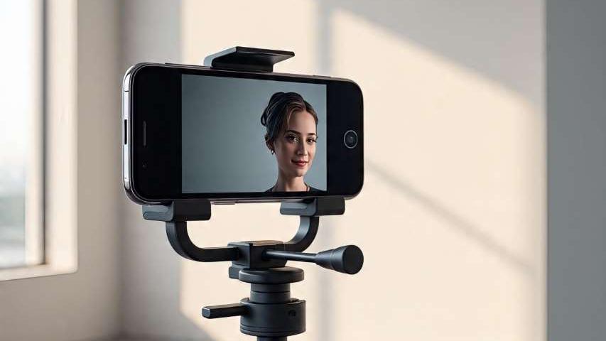 Face-Tracking Phone Holder