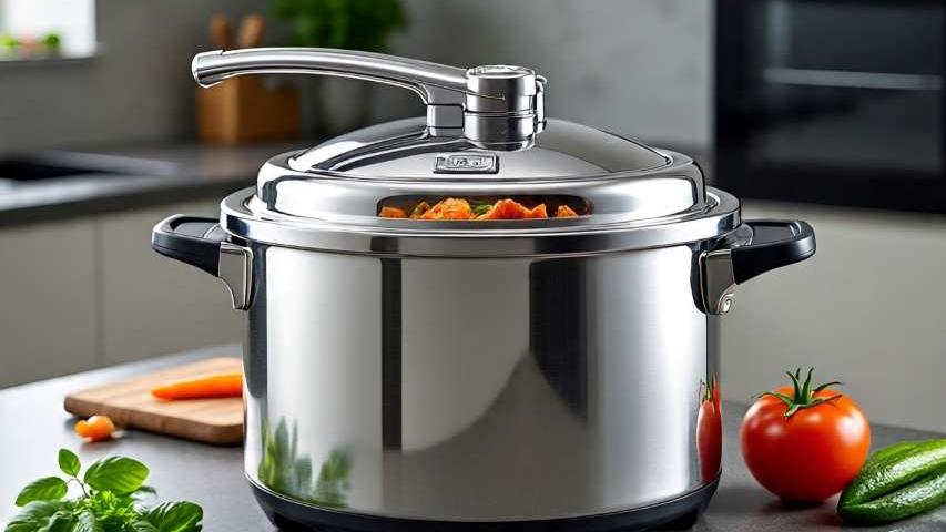 Stainless-Steel Pressure Cooker