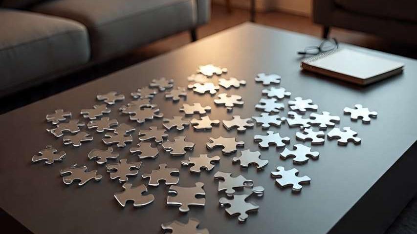 أحجية الصور المقطوعة الشفافة