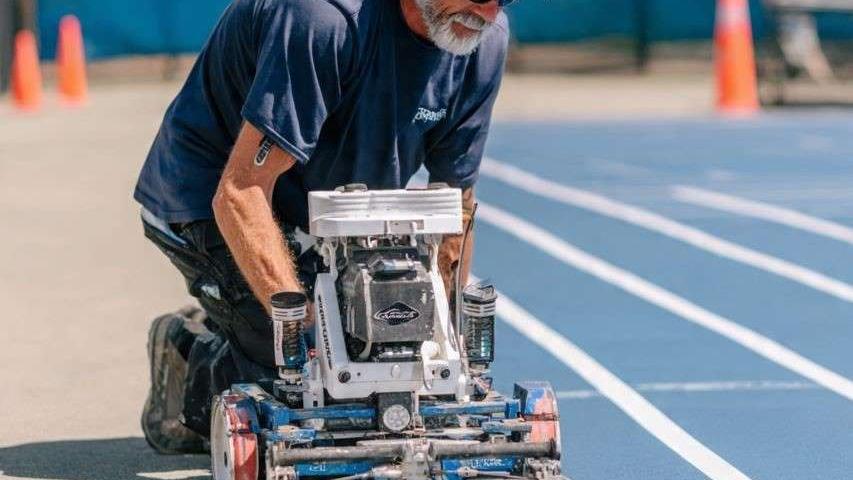 Court Line Striping Machine