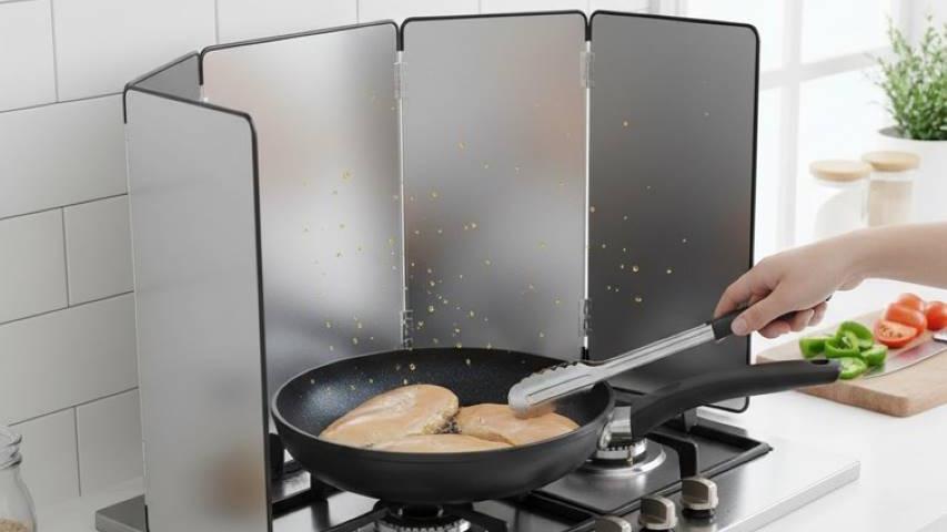 Kitchen Oil Splatter Guard