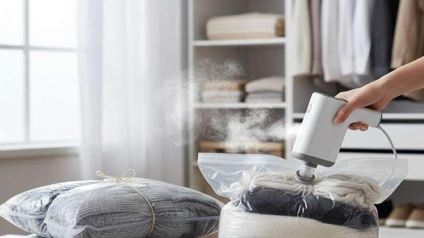 Vacuum Storage Bags with Electric Pump