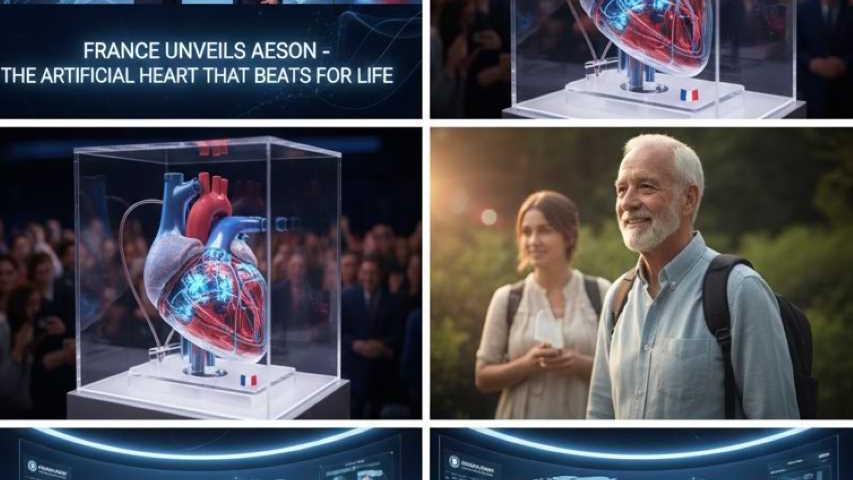 France Unveils Revolutionary Artificial Heart That Beats for Life