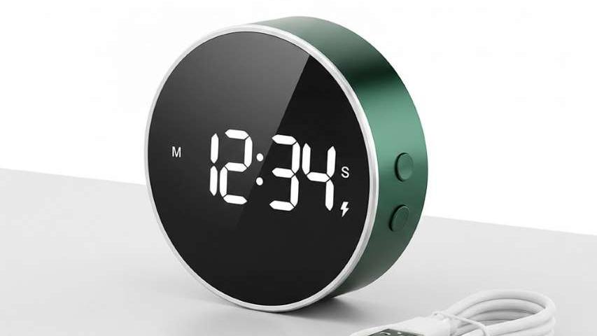 Round Digital Timer