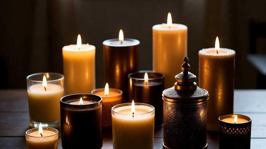 الشموع المعطرة: العطر، الأجواء، والرفاهية