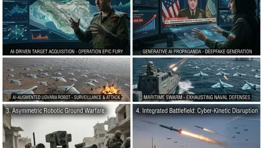 الذكاء الاصطناعي والضربات السيبرانية وأسراب الطائرات تعيد تعريف ساحة المعركة الإيرانية