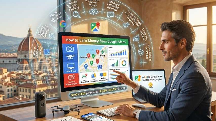 كيف تربح المال من خرائط جوجل