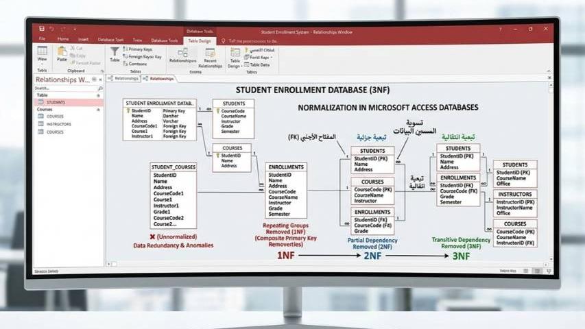 Normalization in Microsoft Access Databases