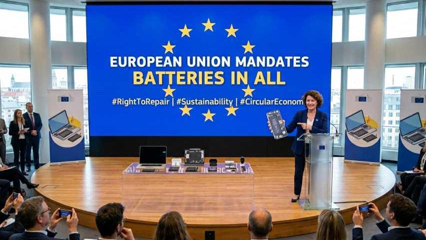 European Union Mandates Easily Replaceable Batteries in All Devices Sold Across the Bloc