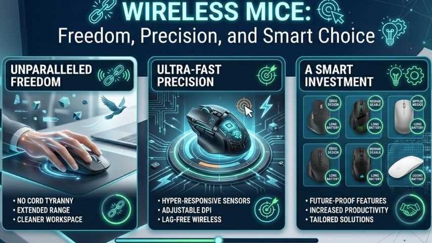 Wireless Mice: Freedom, Precision, and Smart Choice
