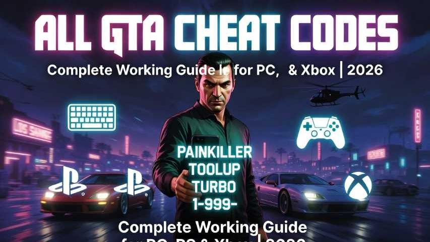 قائمة كاملة بأكواد الشفرات في لعبة GTA