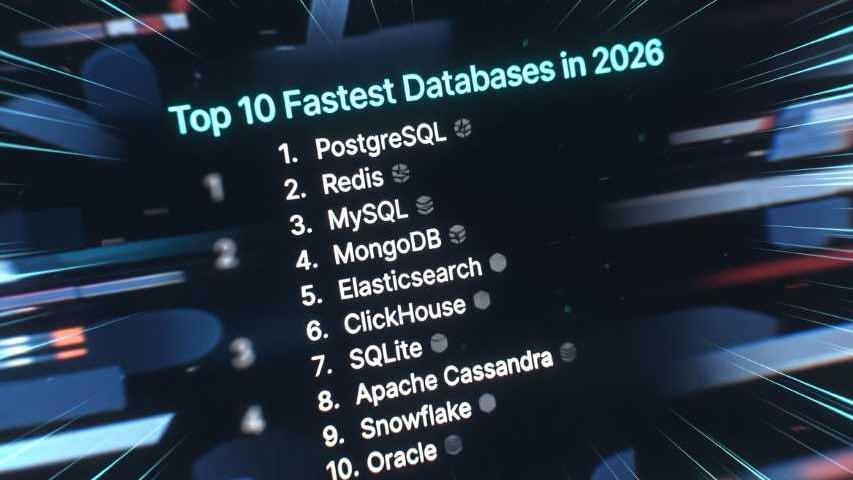 أفضل 10 قواعد بيانات الأسرع والأكثر استخدامًا على نطاق واسع في 2026
