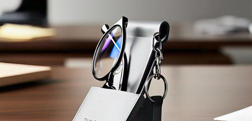 Keychain Case Glasses