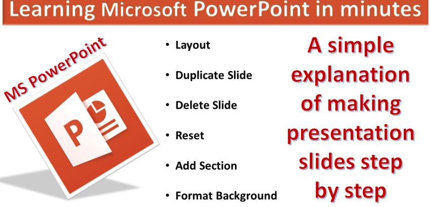 Create Slides in MS PowerPoint