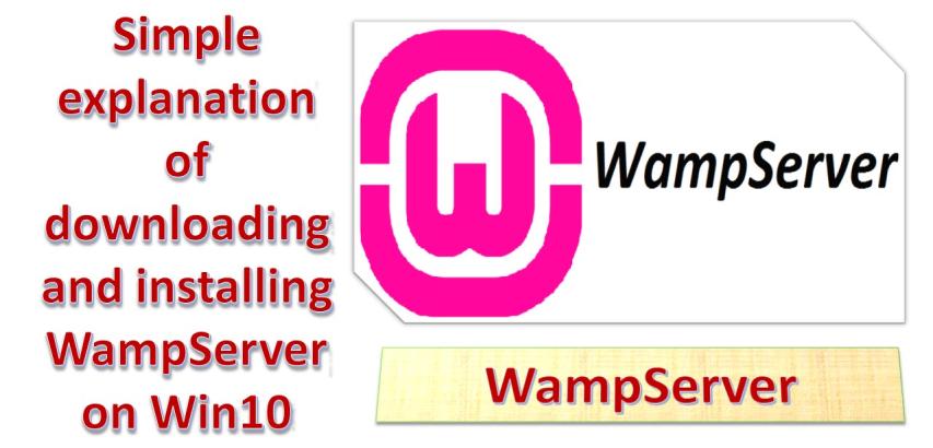 Download and Install WampServer on Windows
