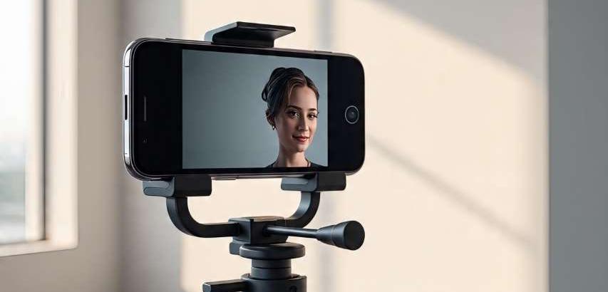 Face-Tracking Phone Holder