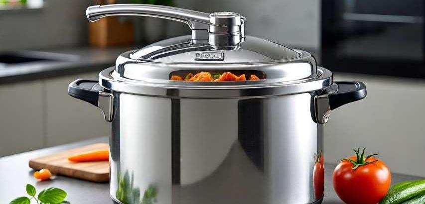 Stainless-Steel Pressure Cooker