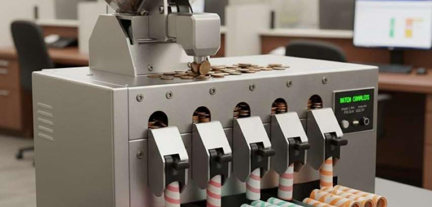 آلة لف العملات المعدنية