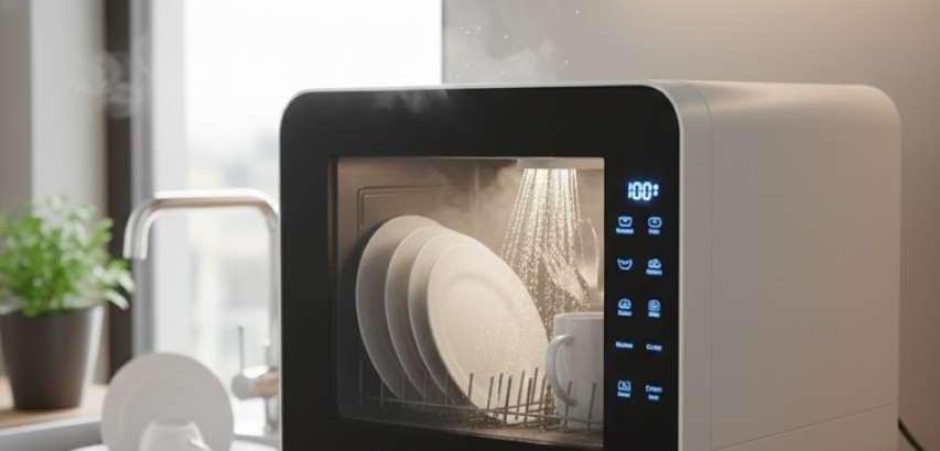 غسالة أطباق صغيرة متنقلة