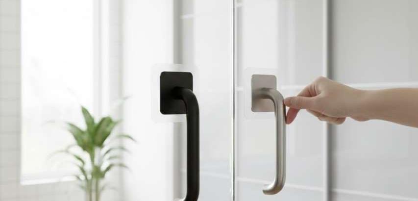 مقبض لاصق للزجاج