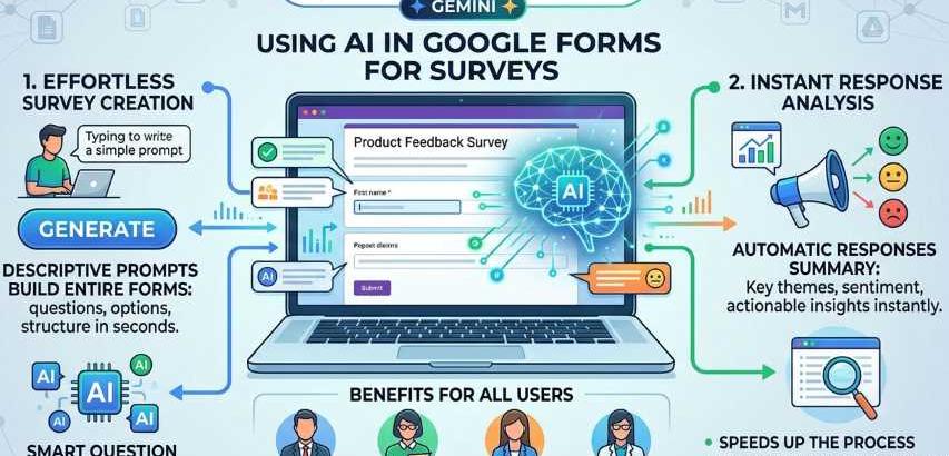 Using Artificial Intelligence in Google Forms for Surveys