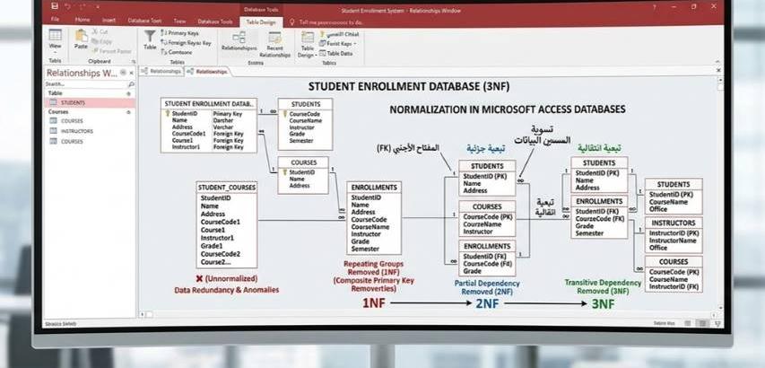 Normalization in Microsoft Access Databases